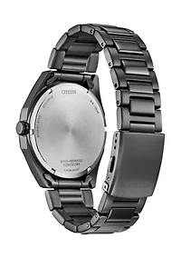 Men's Sport Casual Gray Stainless Steel Bracelet Watch 