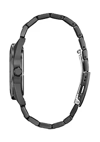 Men's Sport Casual Gray Stainless Steel Bracelet Watch 