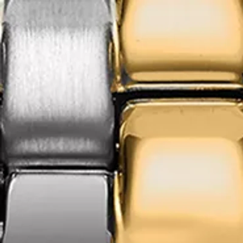 Men's Dress Classic Corso Two Tone Stainless Steel Bracelet Watch 