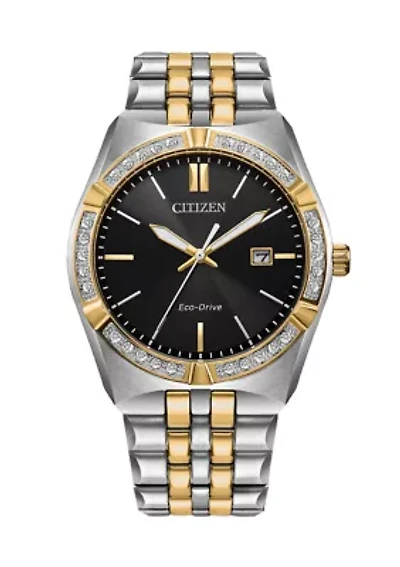 Men's Dress Classic Corso Two Tone Stainless Steel Bracelet Watch
