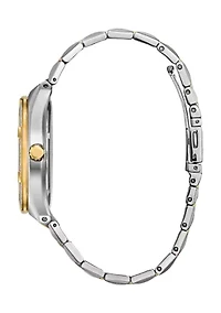 Men's Dress Classic Corso Two Tone Stainless Steel Bracelet Watch 