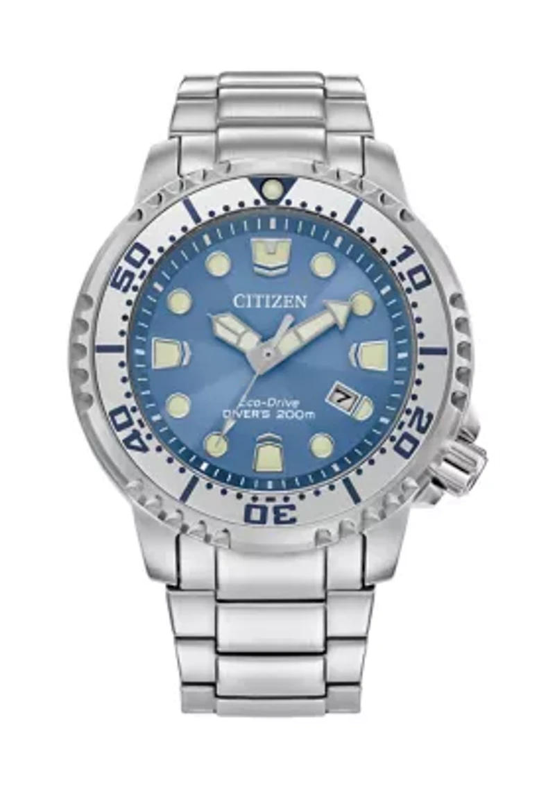 Men's Promaster Dive Silver Tone Bracelet Watch - 44 Millimeter