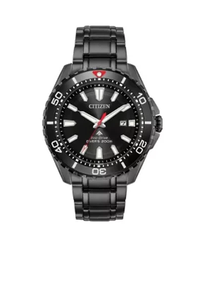 Men's Citizen Eco-Drive® Promaster Diver Black IP Watch