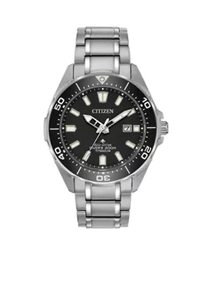 	 Men's Eco-Drive Promaster Diver Super Titanium Bracelet Watch 