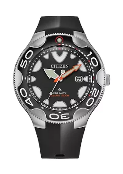 Men's Promaster Orca Dive Black Strap Watch, 46m