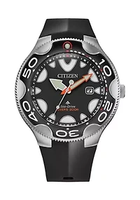 Men's Promaster Orca Dive Black Strap Watch, 46m
