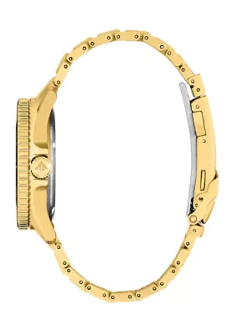 Citizen Men's  Dive 3 Gold-Tone Stainless Steel Bracelet Watch 41mm