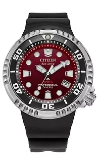 Citizen Mens Promaster Eco Dive Black Strap Watch 46mm