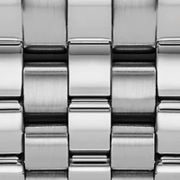 Men's Classic Calendrier Silver-Tone Bracelet Watch, 41.8 mm