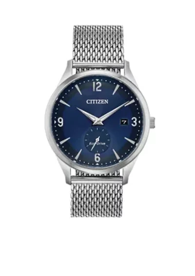 Stainless Steel Blue Dial Drive Watch