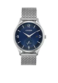 Stainless Steel Blue Dial Drive Watch