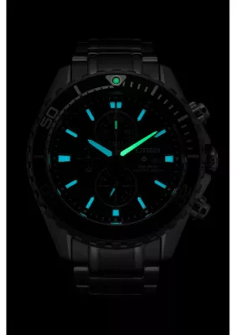 Men's Promaster Dive Silver Tone Stainless Steel Bracelet Watch 