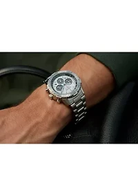Men's Promaster Navihawk Silver-Tone Bracelet Watch
