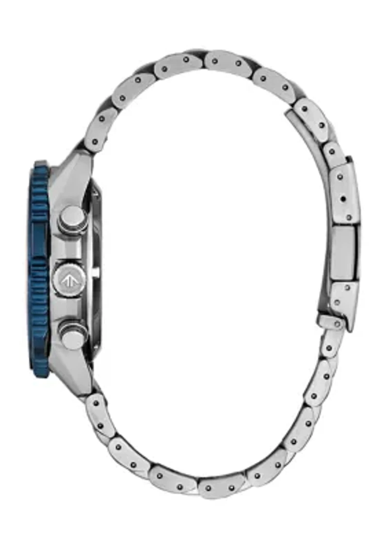 Citizen Men's  Navihawk  Stainless Steel Bracelet Watch 40mm