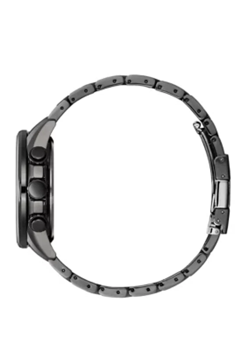Eco Drive Silver Tone PCAT Bracelet