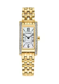 Citizen Women's Classic Eco Classic Eco Gold-Tone Stainless Steel Bracelet Watch 28.3mm