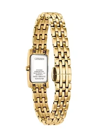 Citizen Women's Classic Eco Classic Eco Gold-Tone Stainless Steel Bracelet Watch 28.3mm