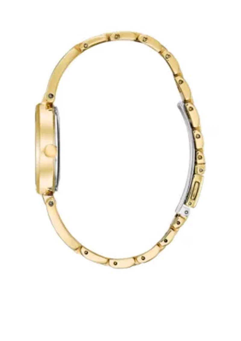 Gold-tone Stainless Steel Watch