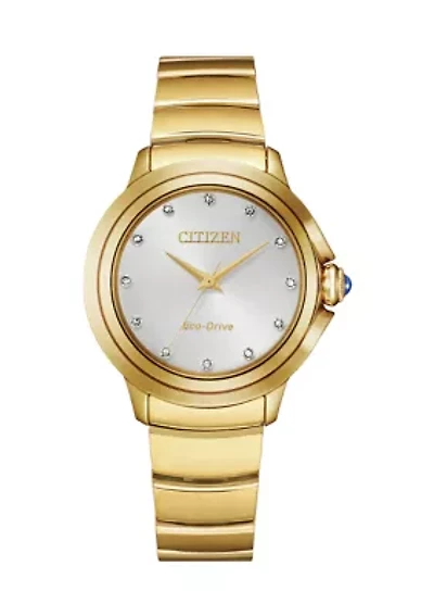Citizen Women's Ceci Gold Tone Stainless Steel Bracelet Watch