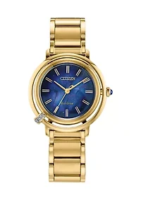 Citizen Women's  Arcly Light Gold-Tone Stainless Steel Bracelet Watch 31.2mm