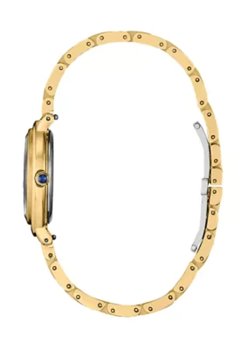 Citizen Women's  Arcly Light Gold-Tone Stainless Steel Bracelet Watch 31.2mm