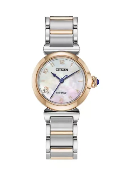 Citizens Ladies Classic Eco Mae Two-Tone Bracelet Watch