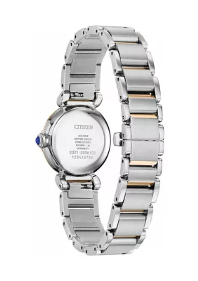 Citizens Ladies Classic Eco Mae Two-Tone Bracelet Watch