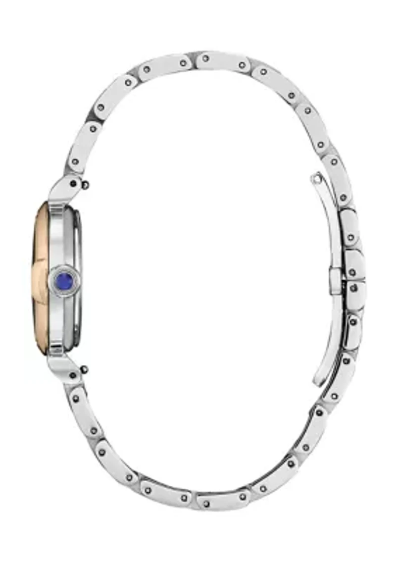 Citizens Ladies Classic Eco Mae Two-Tone Bracelet Watch