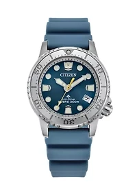 Women's 36.5 Millimeter  Promaster Dive 4 Light Blue Strap Watch