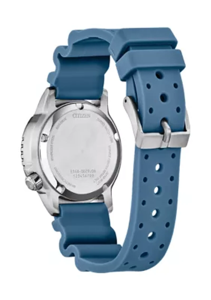 Women's 36.5 Millimeter Promaster Dive 4 Light Blue Strap Watch