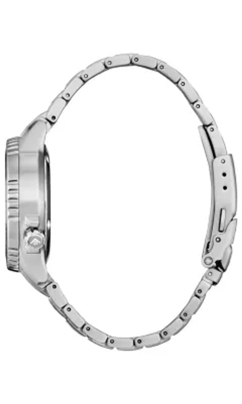 Citizen Ladies Promaster Eco Dive 4 Silver-Tone Bracelet Watch 36.5mm