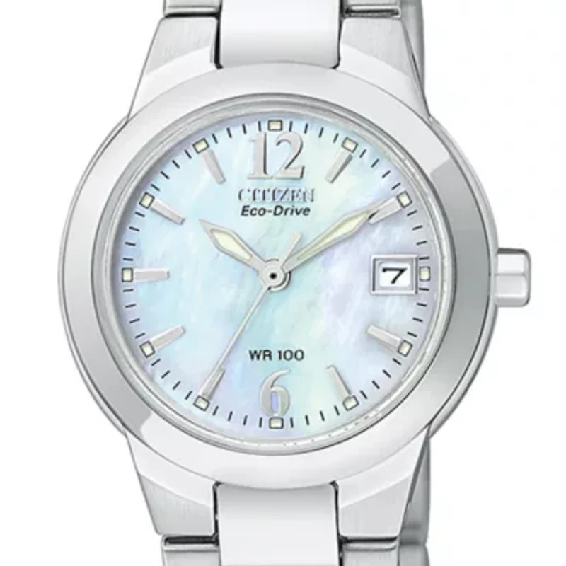 Eco-Drive Ladies' Silhouette with Mother of Pearl Dial - Online Only