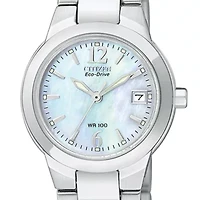 Eco-Drive Ladies' Silhouette with Mother of Pearl Dial - Online Only