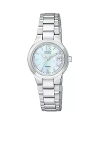 Eco-Drive Ladies' Silhouette with Mother of Pearl Dial - Online Only