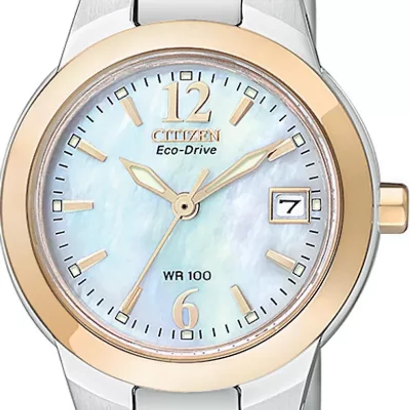 Eco-Drive Women's Silhouette with Mother of Pearl Watch