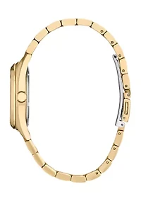 Women's Sport Luxury Sport Gold Tone Bracelet Watch - 33 Millimeter