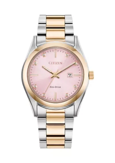Women's Sport Luxury Sport Two Tone Bracelet Watch - 33 Millimeter