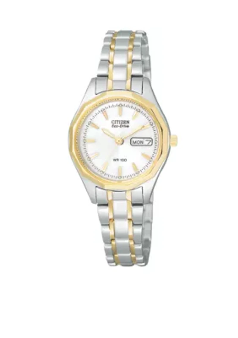 Women's Eco-Drive Two-Tone Sport Watch