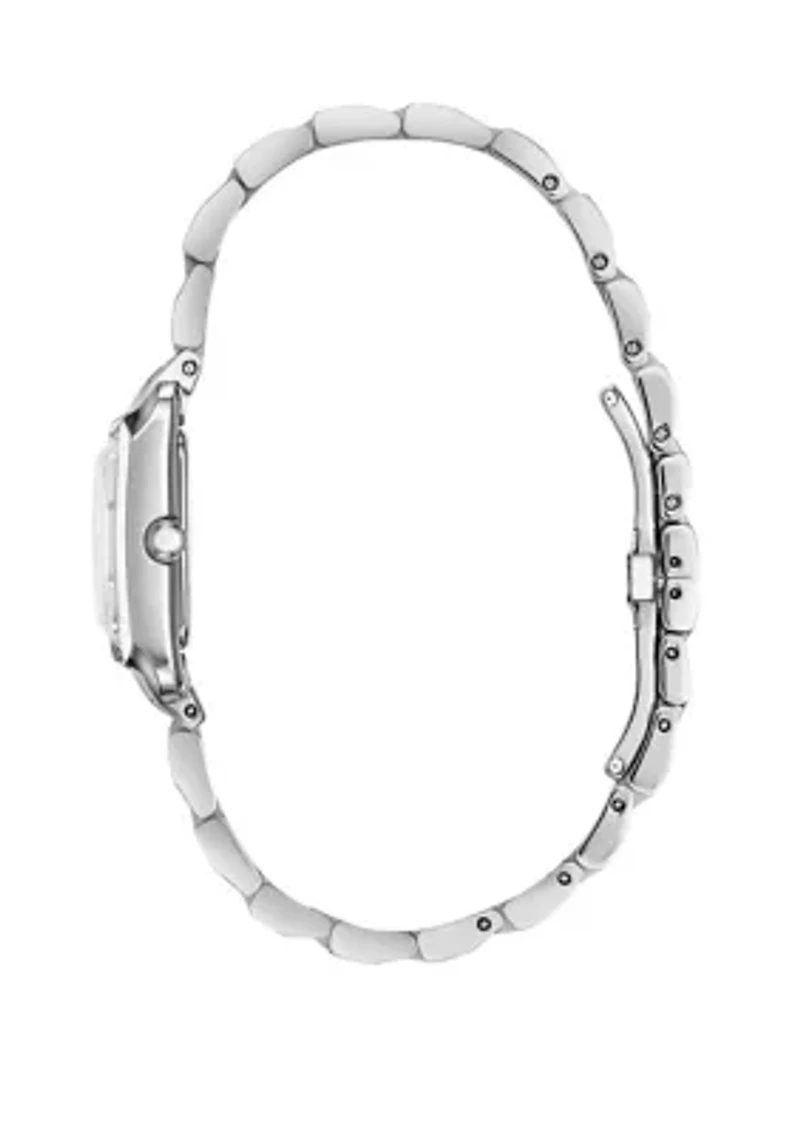 Women's Bianca Silver-Tone Stainless Steel Bracelet Watch