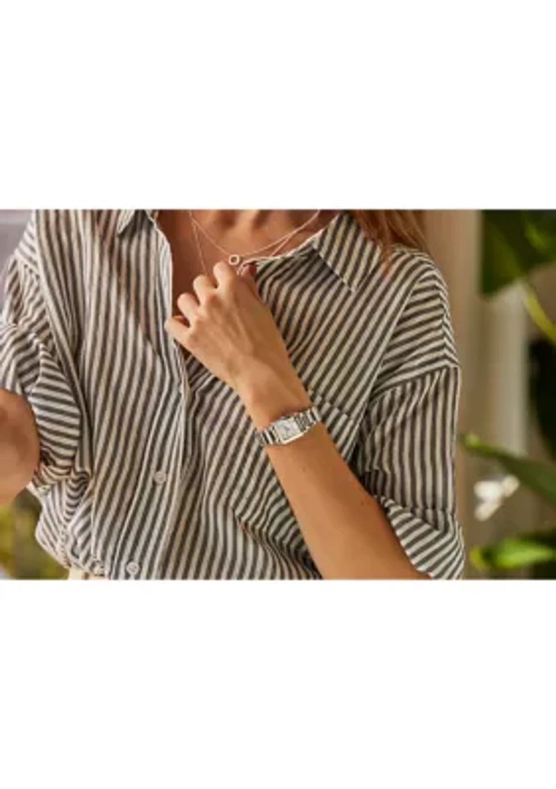 Women's Classic Bianca Silver Tone Bracelet Watch