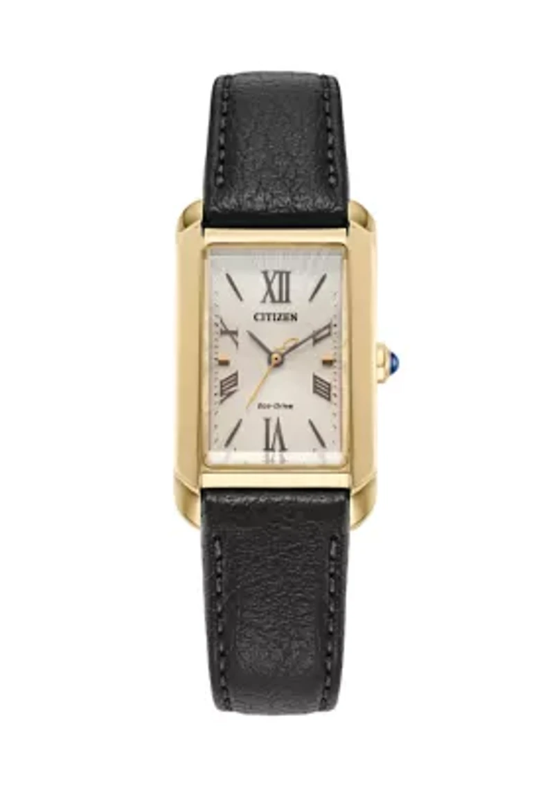 Ladies Classic Bianca Black Strap Watch, 32.4mm