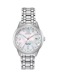Stainless Steel Eco World Time Bracelet