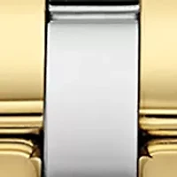 37 Millimeter Calendrier Two Tone Stainless Steel Bracelet Watch 