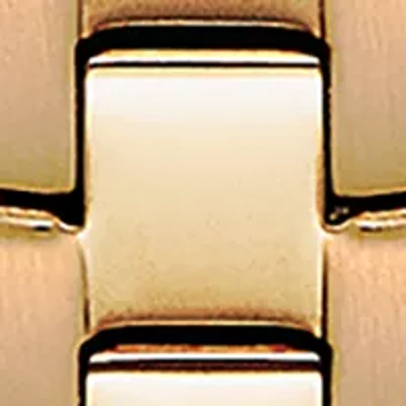 Men's 29 Millimeter Classic Eco Rose Gold-Tone Stainless Steel Bracelet Watch 