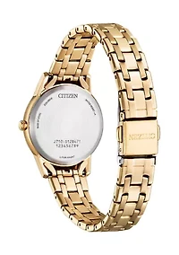 Men's 29 Millimeter Classic Eco Rose Gold-Tone Stainless Steel Bracelet Watch 