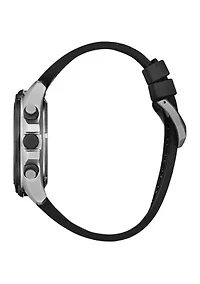 Citizens Mens Promaster Eco Combination Black Polyurethane Strap Watch