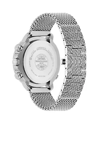 Men's Eco-Drive Stainless Steel Navihawk Perpetual Chrono A-T Watch