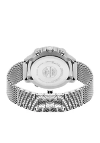 Men's Eco-Drive Stainless Steel Navihawk Perpetual Chrono A-T Watch