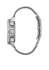 Men's Eco-Drive Stainless Steel Navihawk Perpetual Chrono A-T Watch