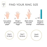 MAX + STONE Solid 14k Gold Pebble Ring | Real Womens Band Rings Comfortable & Hypoallergenic Stackable Sizes 7